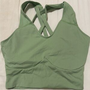 Green Balance Sports Bra